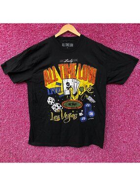 All Time Low "I Got Lucky & Saw ATL Live In Vegas" Festival T-Shirt XL